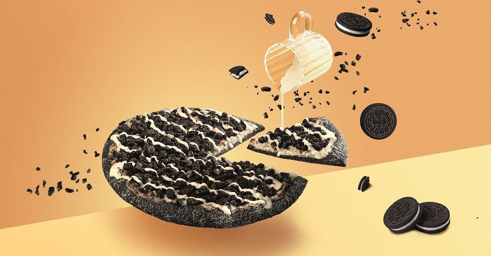 Telepizza Sweet hecha con Oreo, la última tendencia en postres