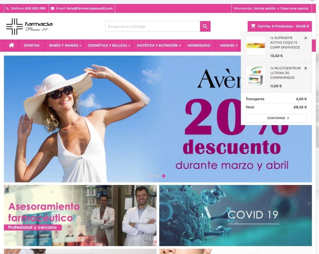 La propuesta integrada de Extremanet: Creación de página web para farmacias