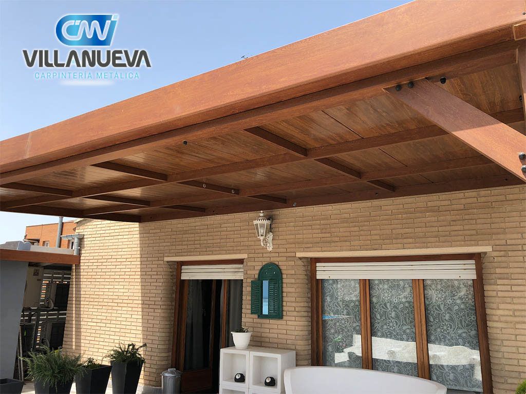 Carpintería Metálica Villanueva presenta las pérgolas de aluminio, las más resistentes y duraderas