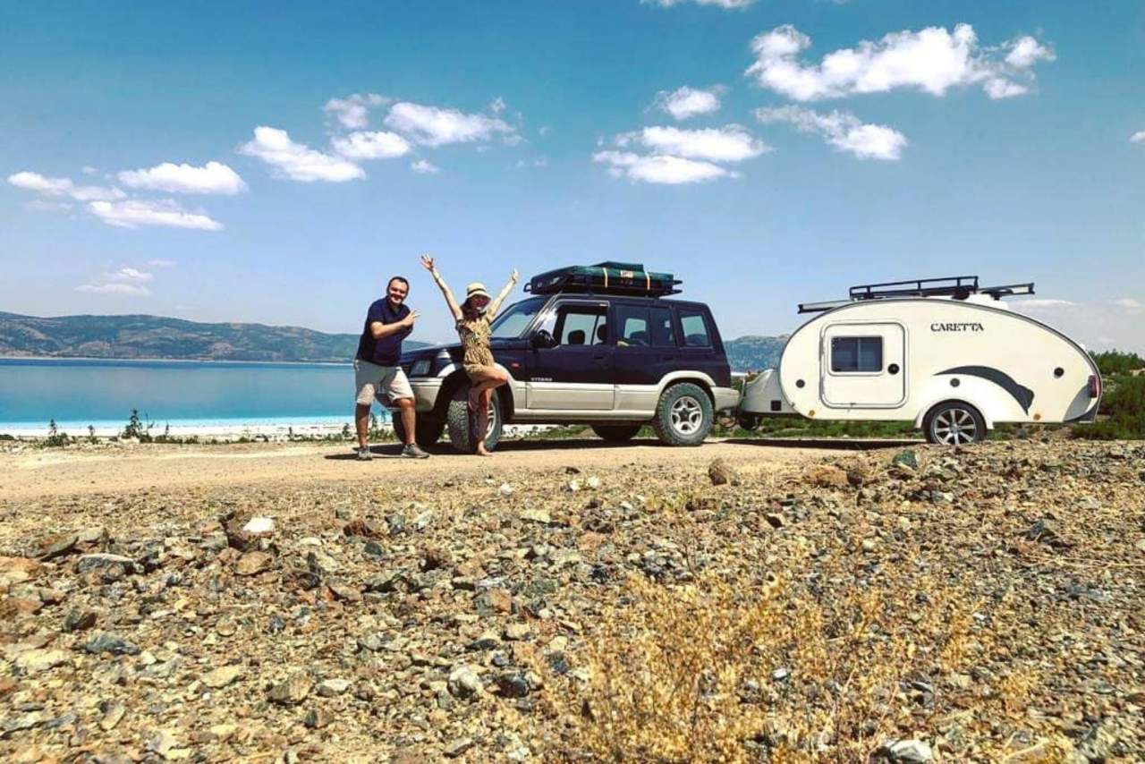 La mini caravana Caretta, la única caravana que se puede utilizar durante todo el año, gracias a su aislamiento