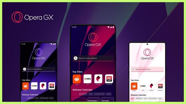 El primer navegador móvil del mundo para jugadores, Opera GX Mobile, se presenta oficialmente en el E3