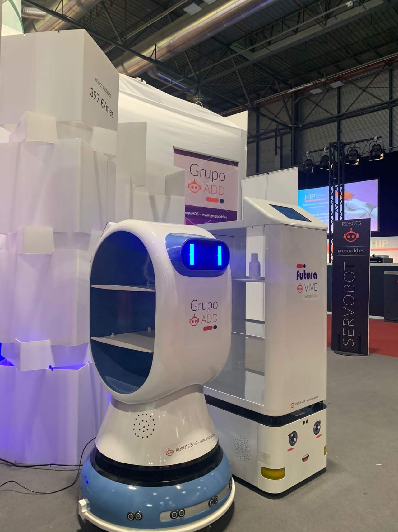 Los robots para hoteles de Futura Vive