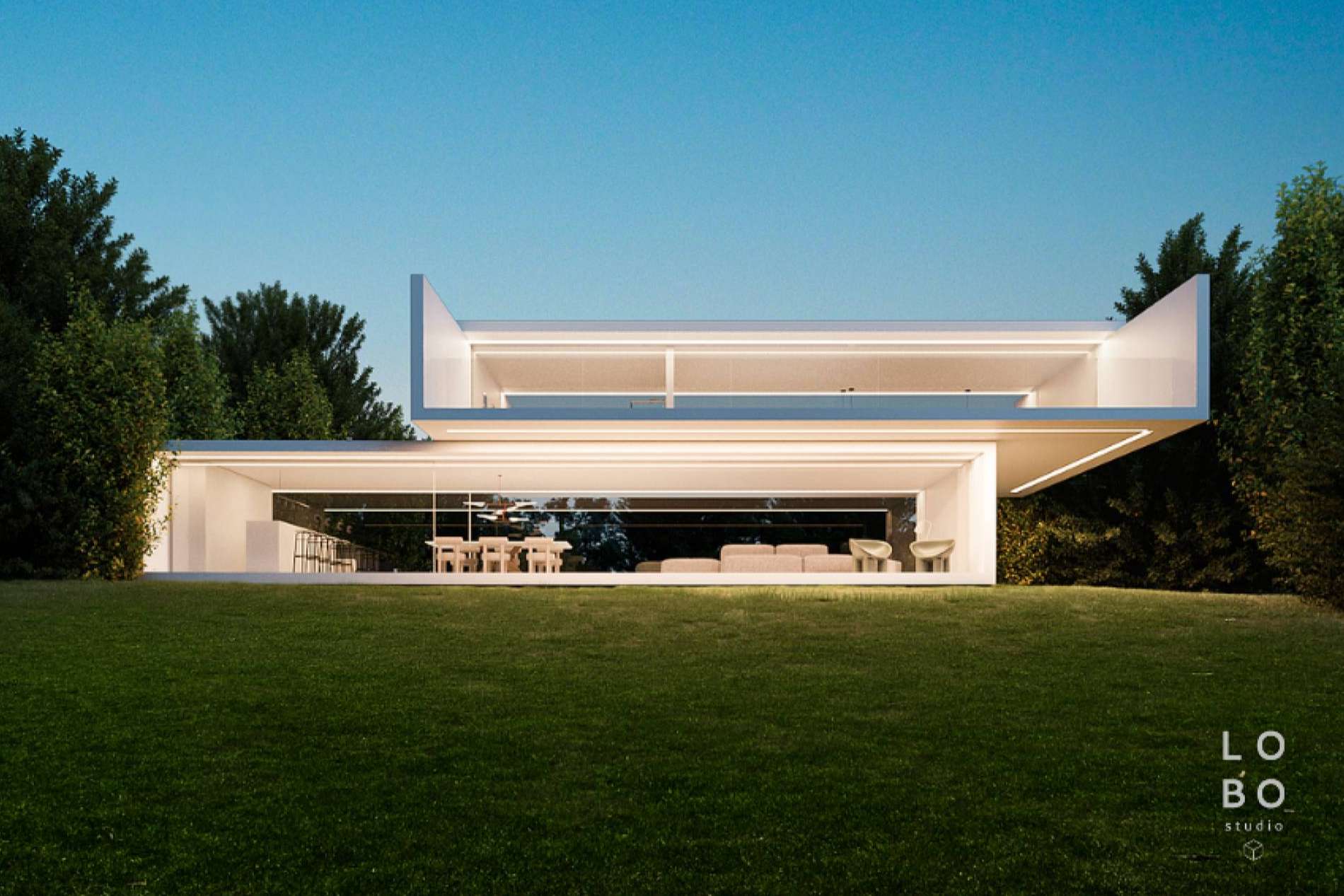 Arquitectura en 3D: el render de exteriores de Lobo Studio