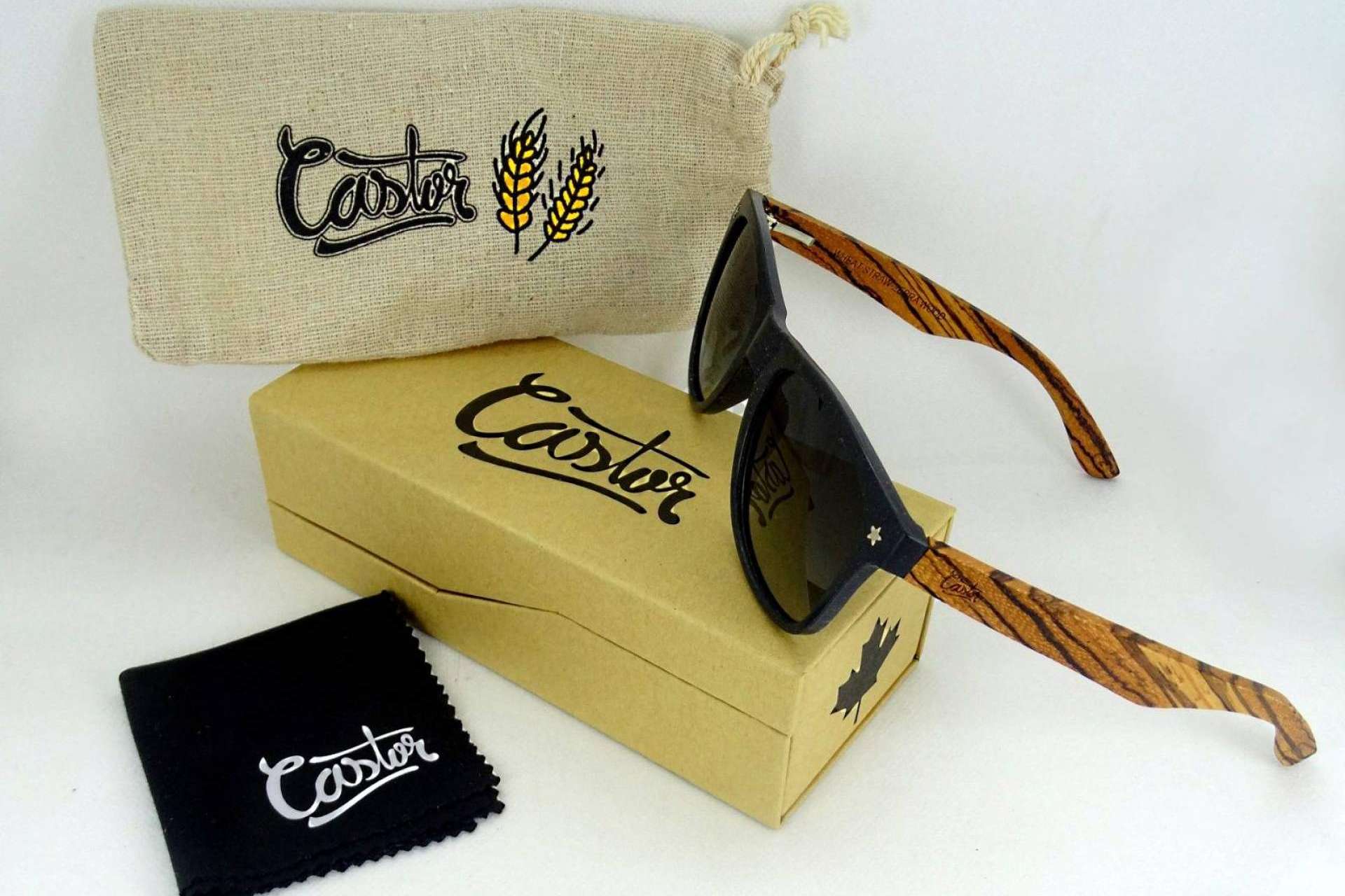 ¿Cómo son las gafas de sol fabricadas a partir de fibra de paja de trigo de Castor Sunglasses?