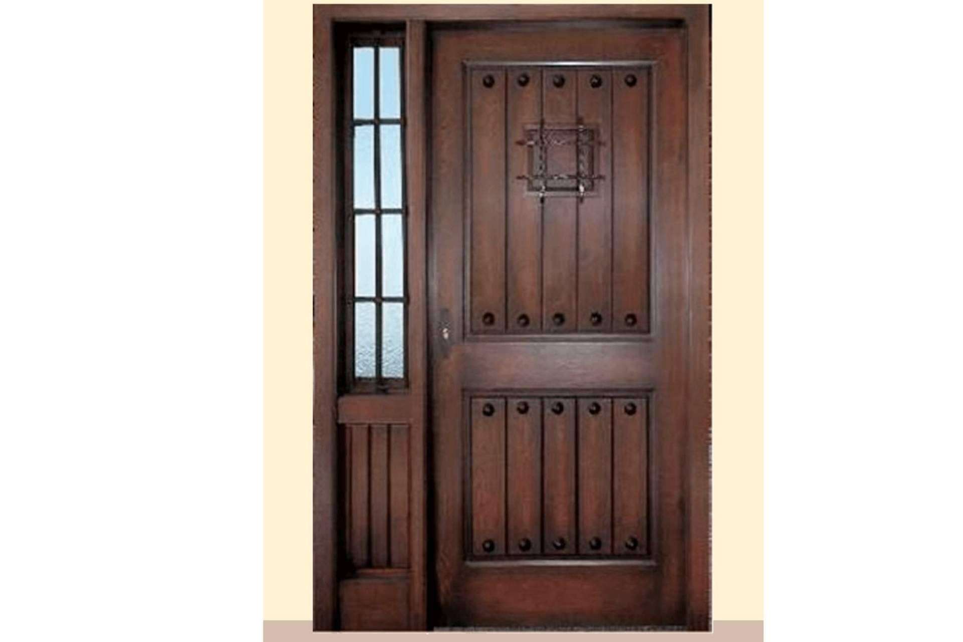 La puerta rústica exterior es la opción perfecta para la decoración de fincas, por Losma Studio