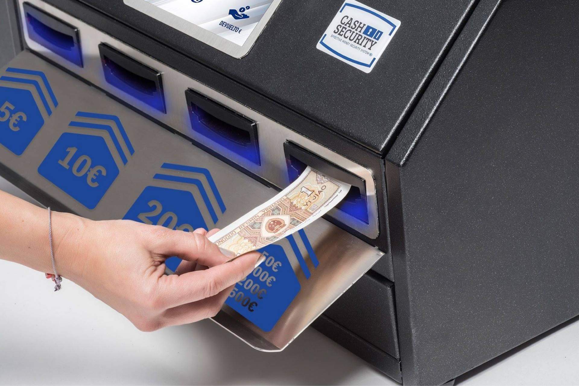 Cashsecurity ayuda a detectar billetes falsos