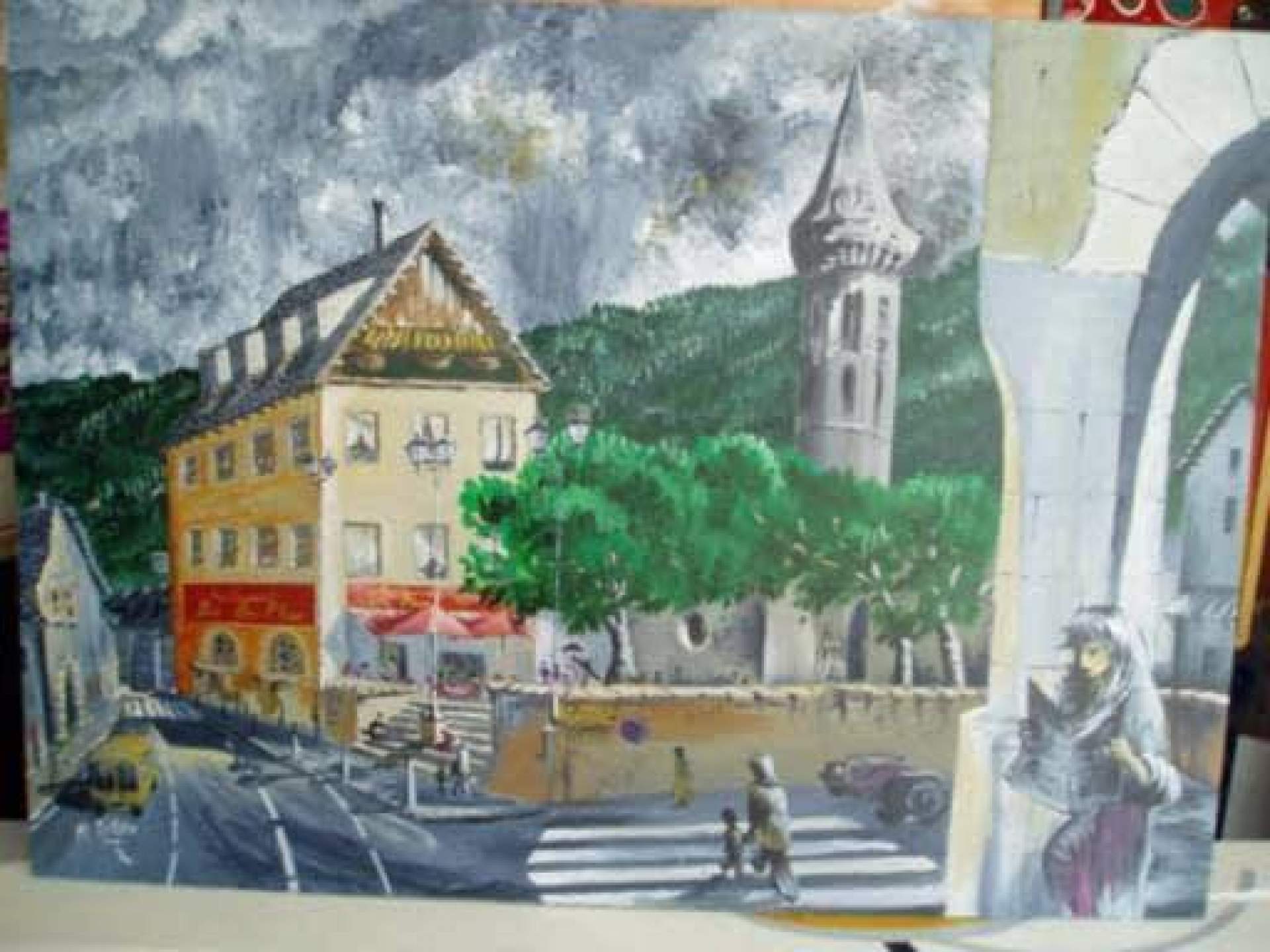 Miguel Estaña es un artista que vende sus obras y ofrece un taller en braille en su página web El Pintor de Internet