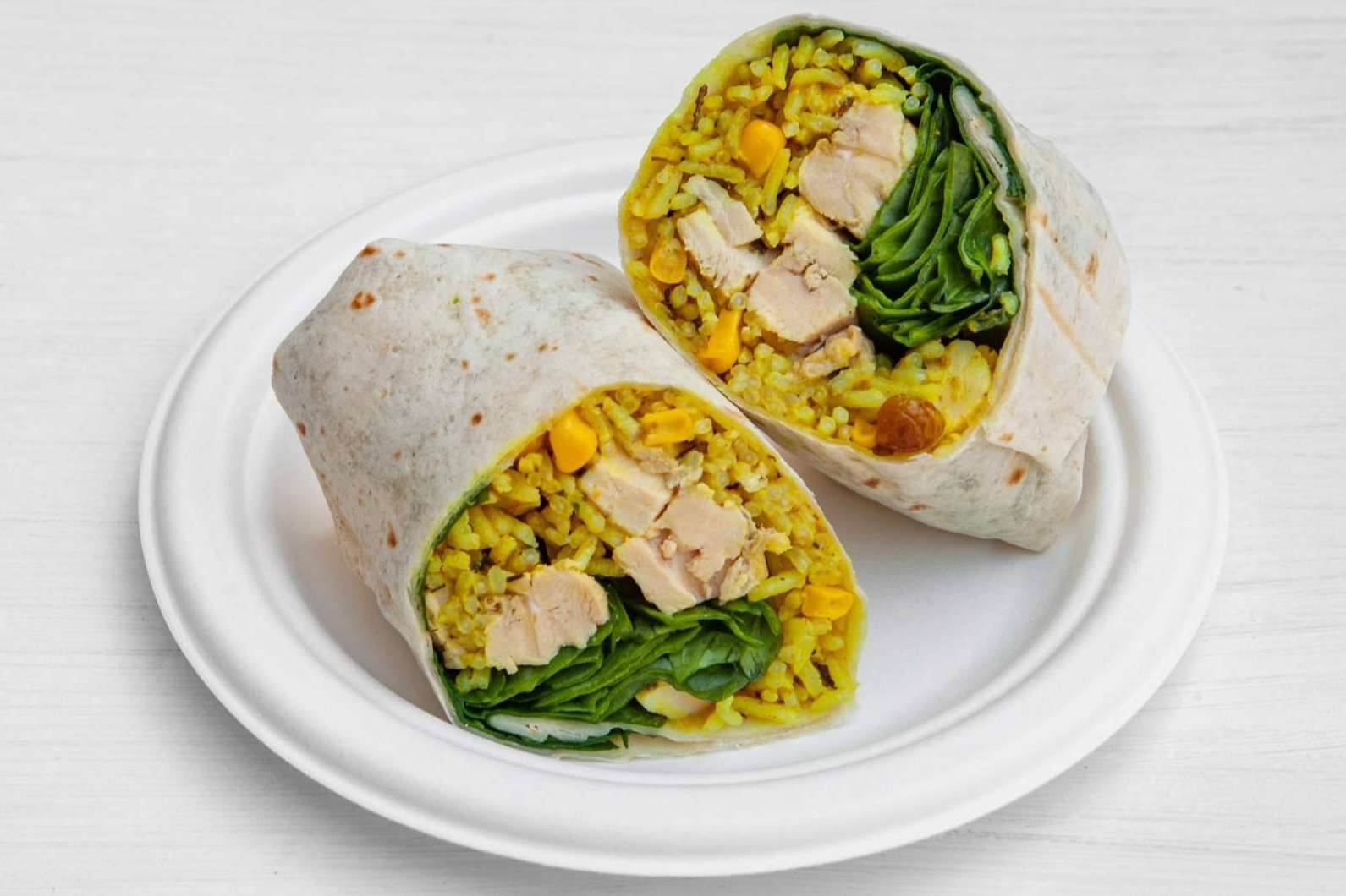 Los wraps caseros de diferentes tipos de Sanaladas