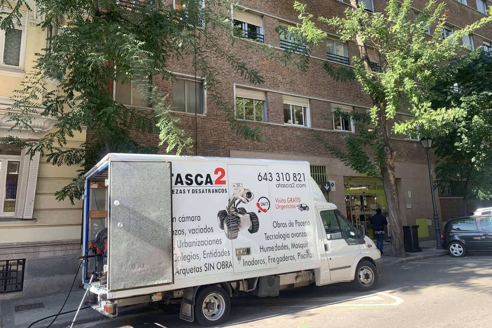 La compañía profesional Atasca2 ofrece servicios de desatascos urgentes en Brunete