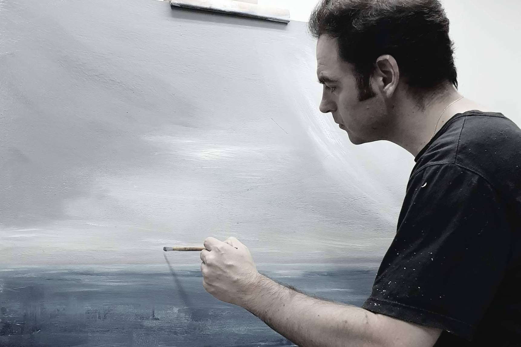 De la química al arte, la historia de Momo Puente-Piazza, el artista plástico