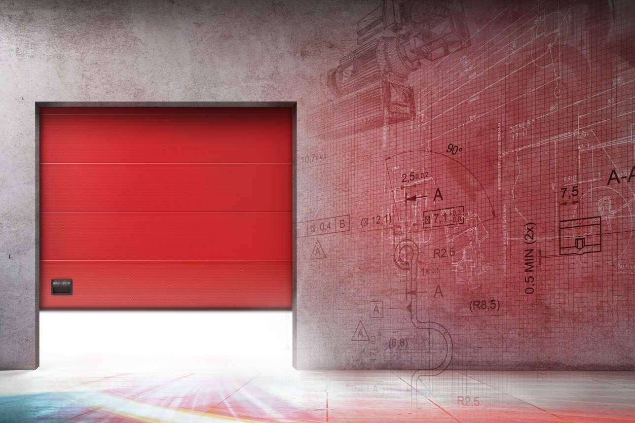 ASSA ABLOY explica qué es una puerta seccional
