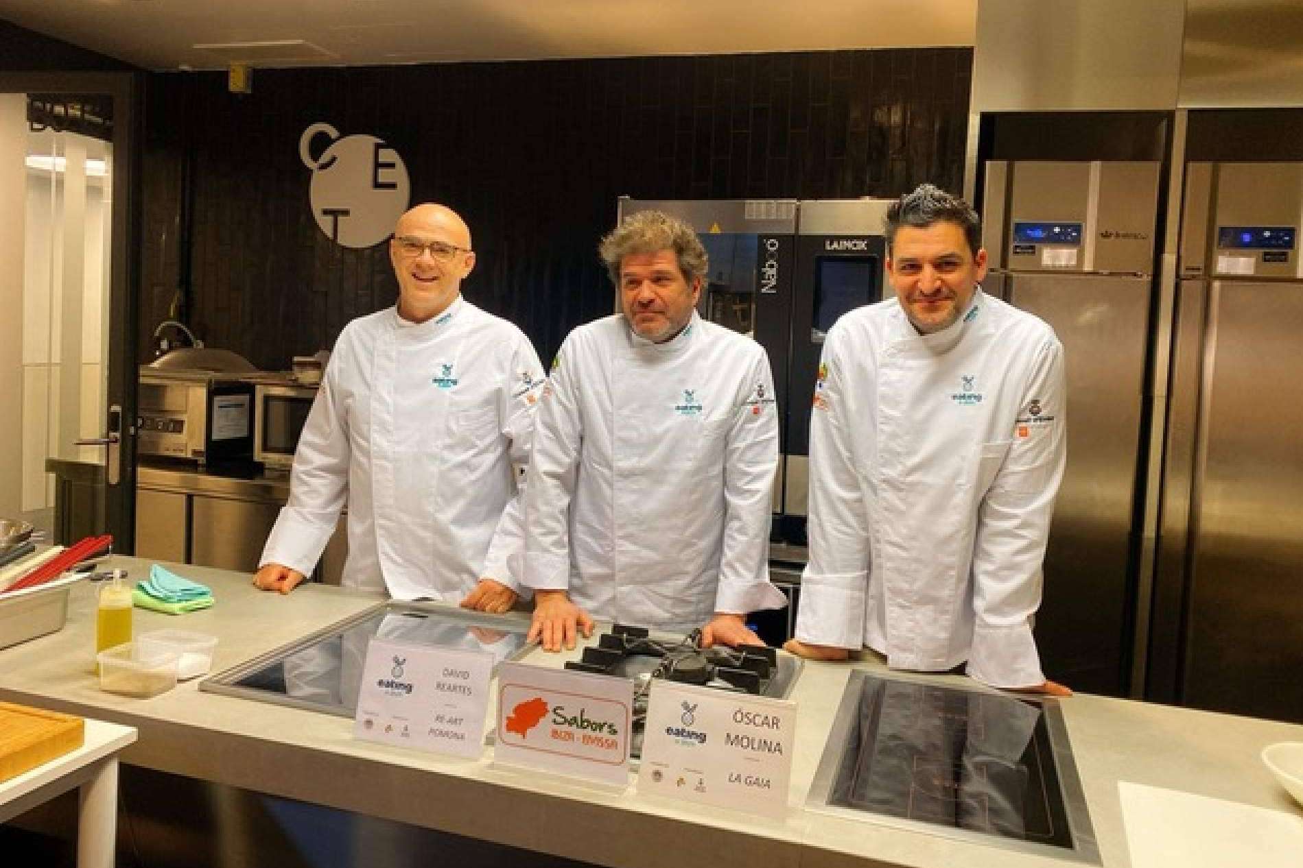Tres chefs dan a conocer en Barcelona la gastronomía ibicenca