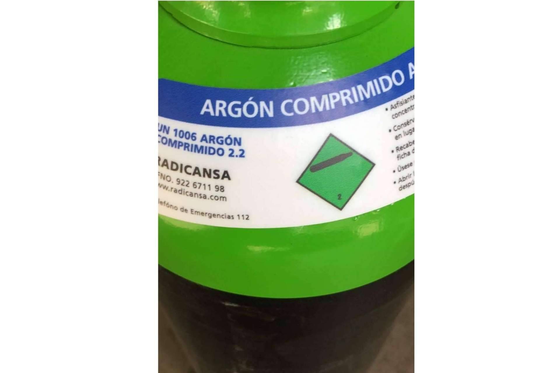 RADICANSA afirma que el argón es un gas noble que se usa para soldadura de acero inoxidable y aluminio