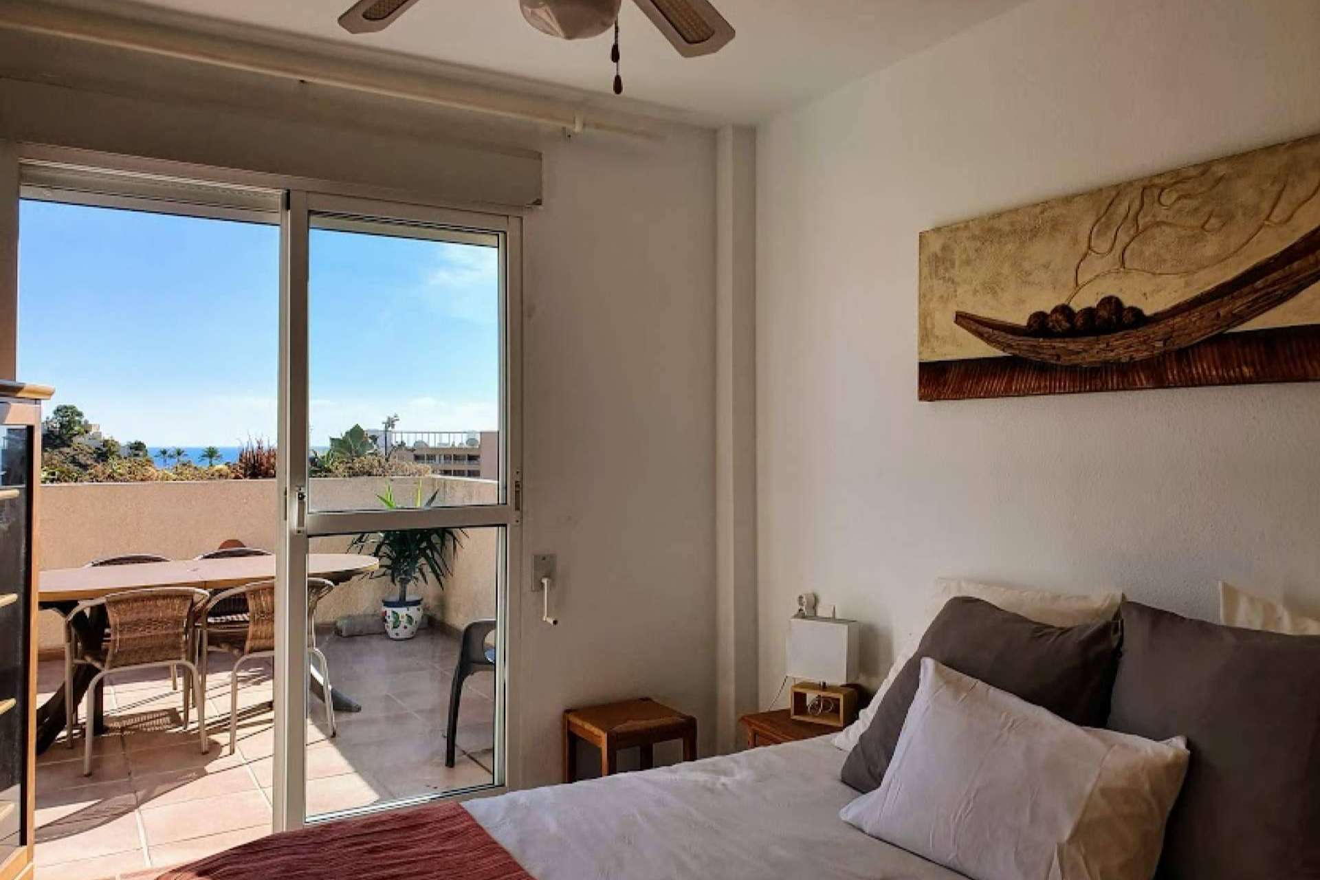 El apartamento en Villajoyosa con vistas al mar