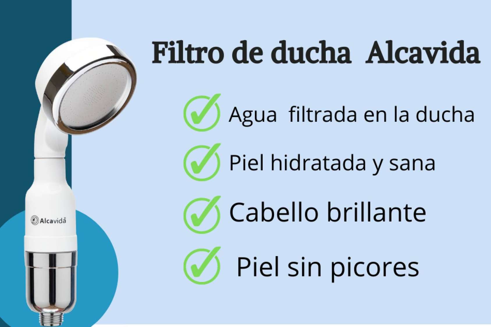 Filtros para la ducha para cuidar el cabello y la piel