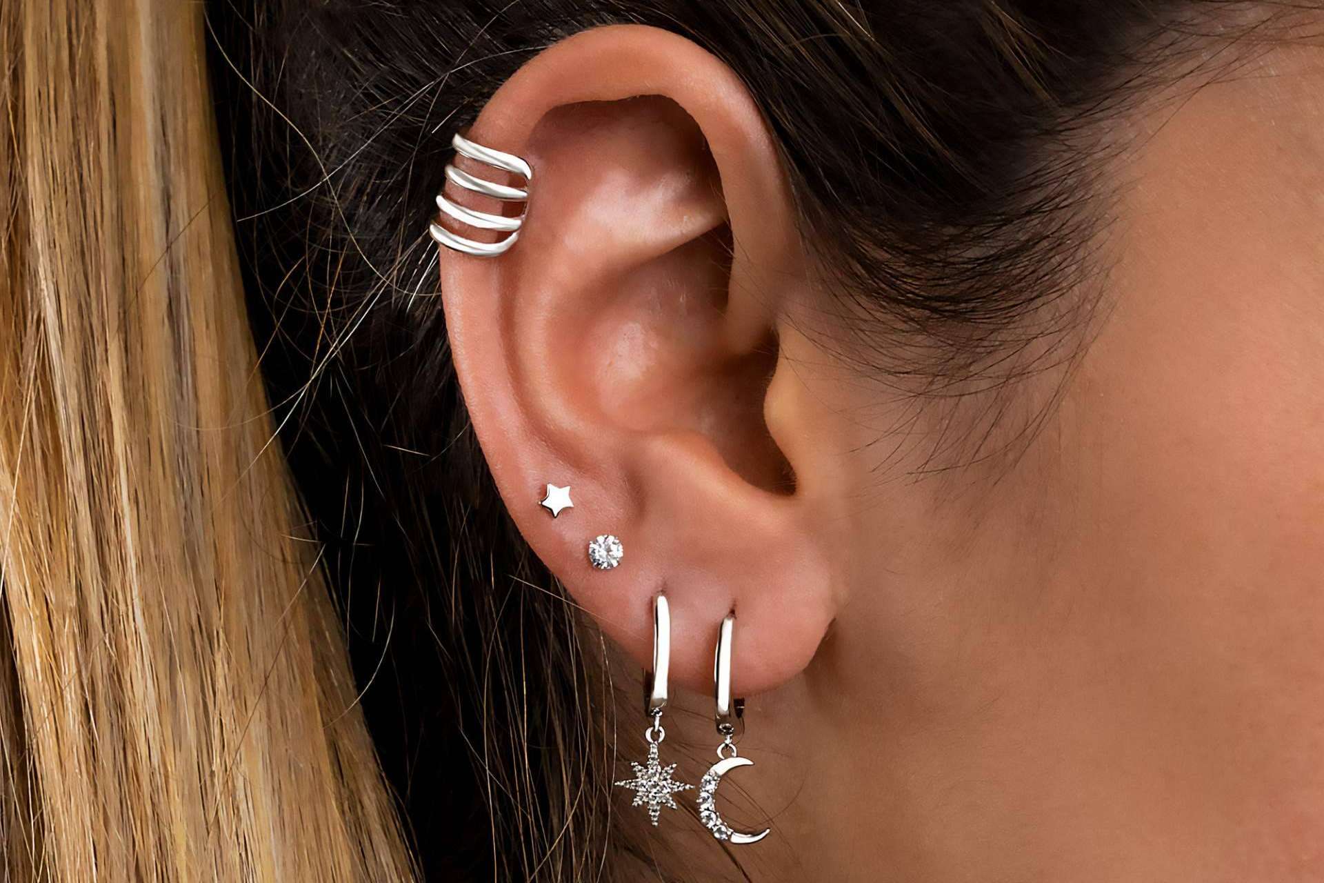 Pendientes minis para crear looks versátiles, en Le Petite Marie