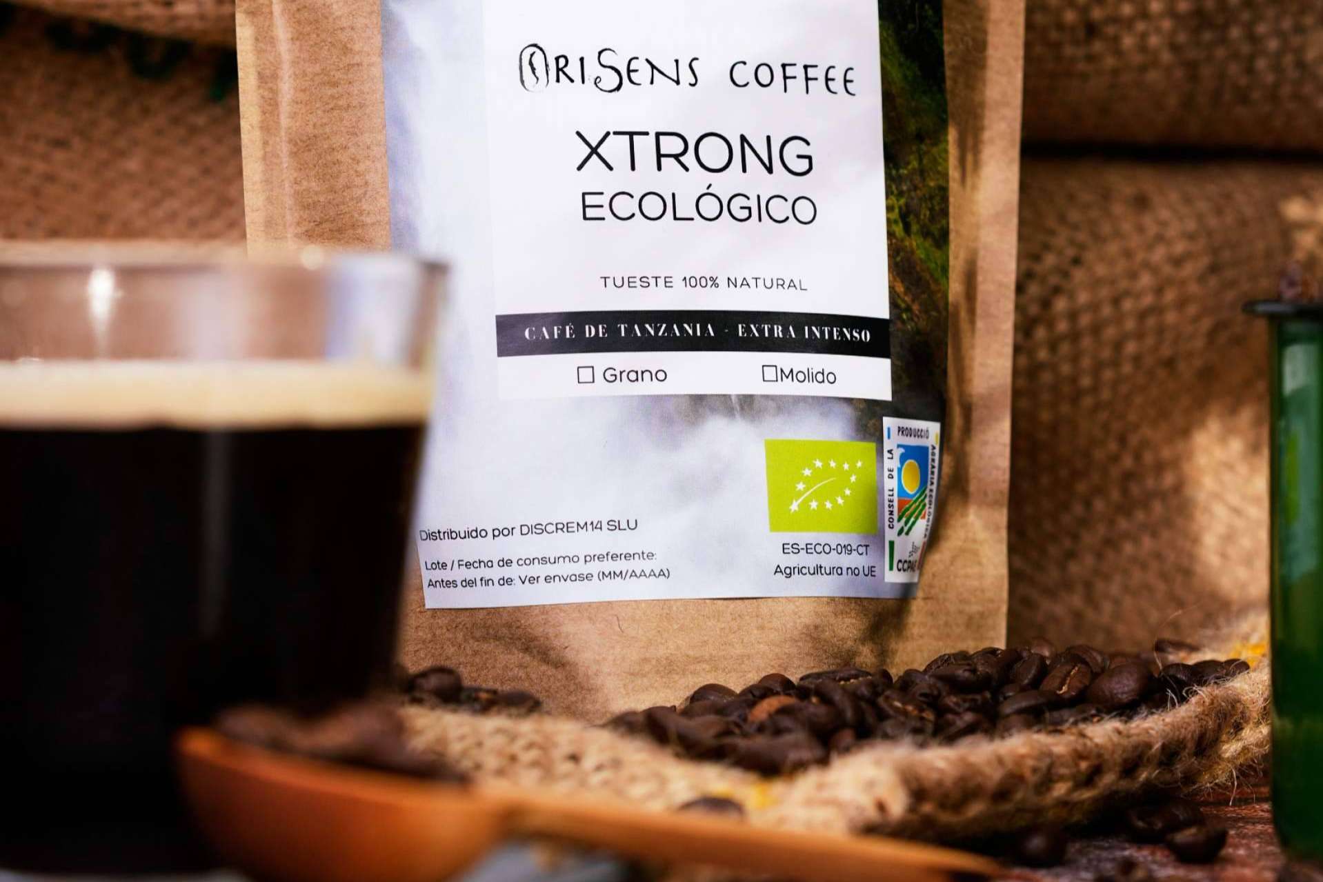 El nuevo café ecológico de alta intensidad de Orisens, Xtrong