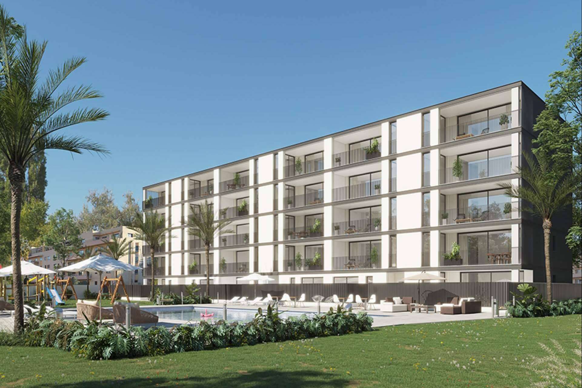 VisualRE dispone de renders de exteriores hiperrealistas para la promoción inmobiliaria
