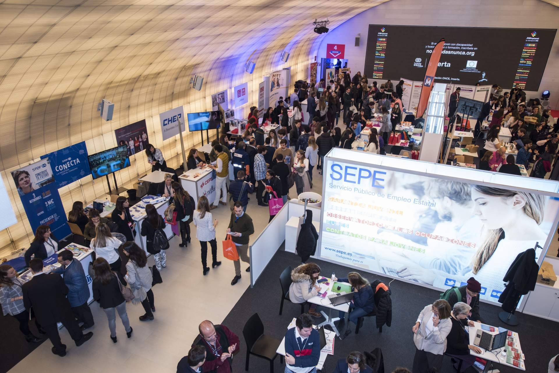 Un evento de referencia para encontrar trabajo y prácticas en empresas líderes, JOBMadrid'22