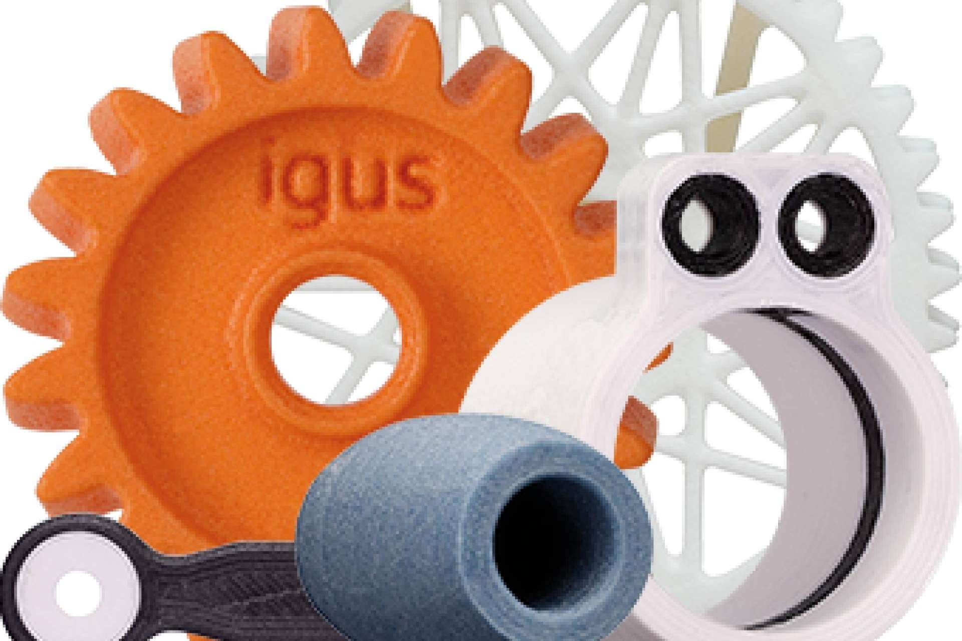 Impresión 3D industrial a partir de plásticos resistentes al desgaste de igus