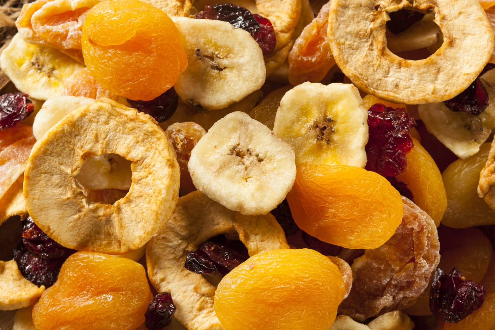 El consumo de fruta deshidratada permite mantener una alimentación saludable