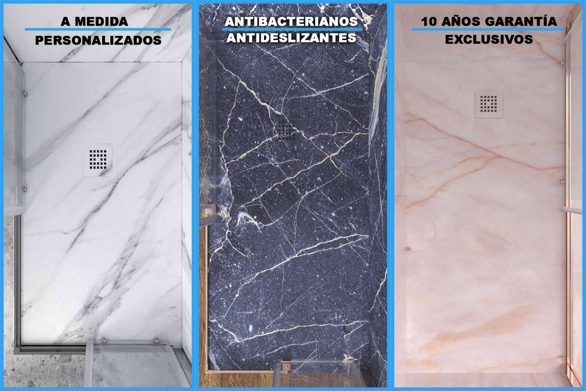 Las claves de los platos de ducha de resina personalizados de Varobath