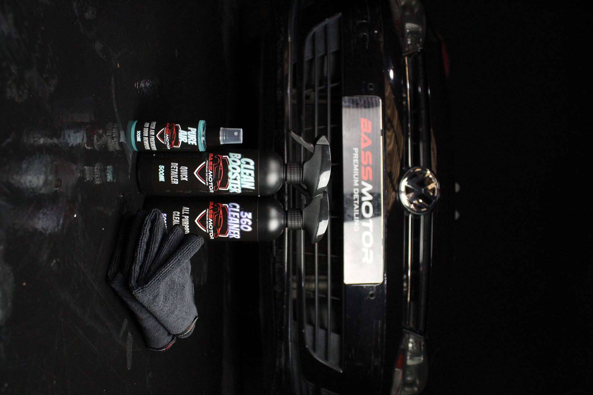 Los packs que se necesitan para limpiar el coche
