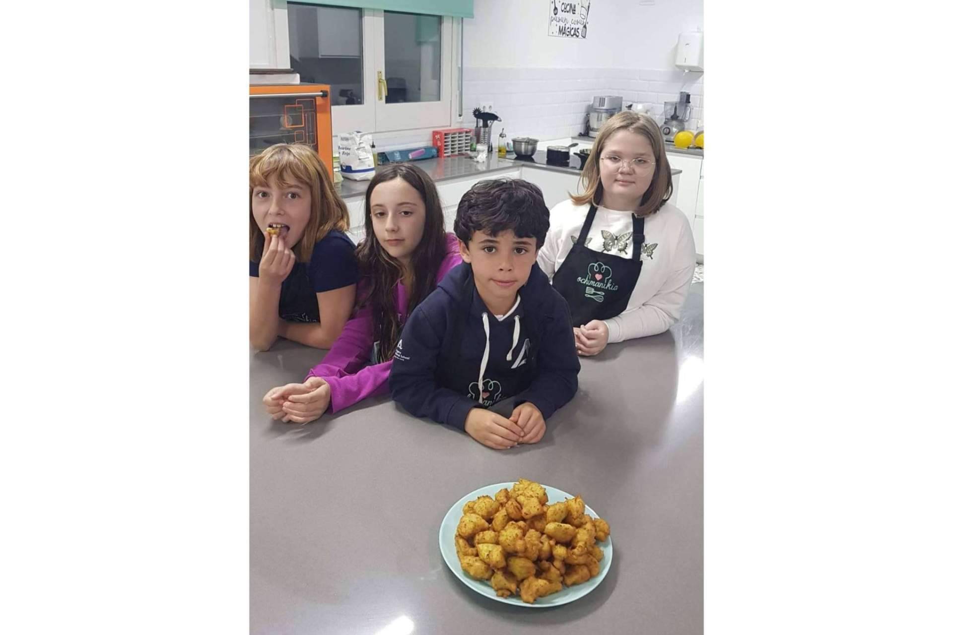 Los niños pueden aprender cocina en Ochimanikia