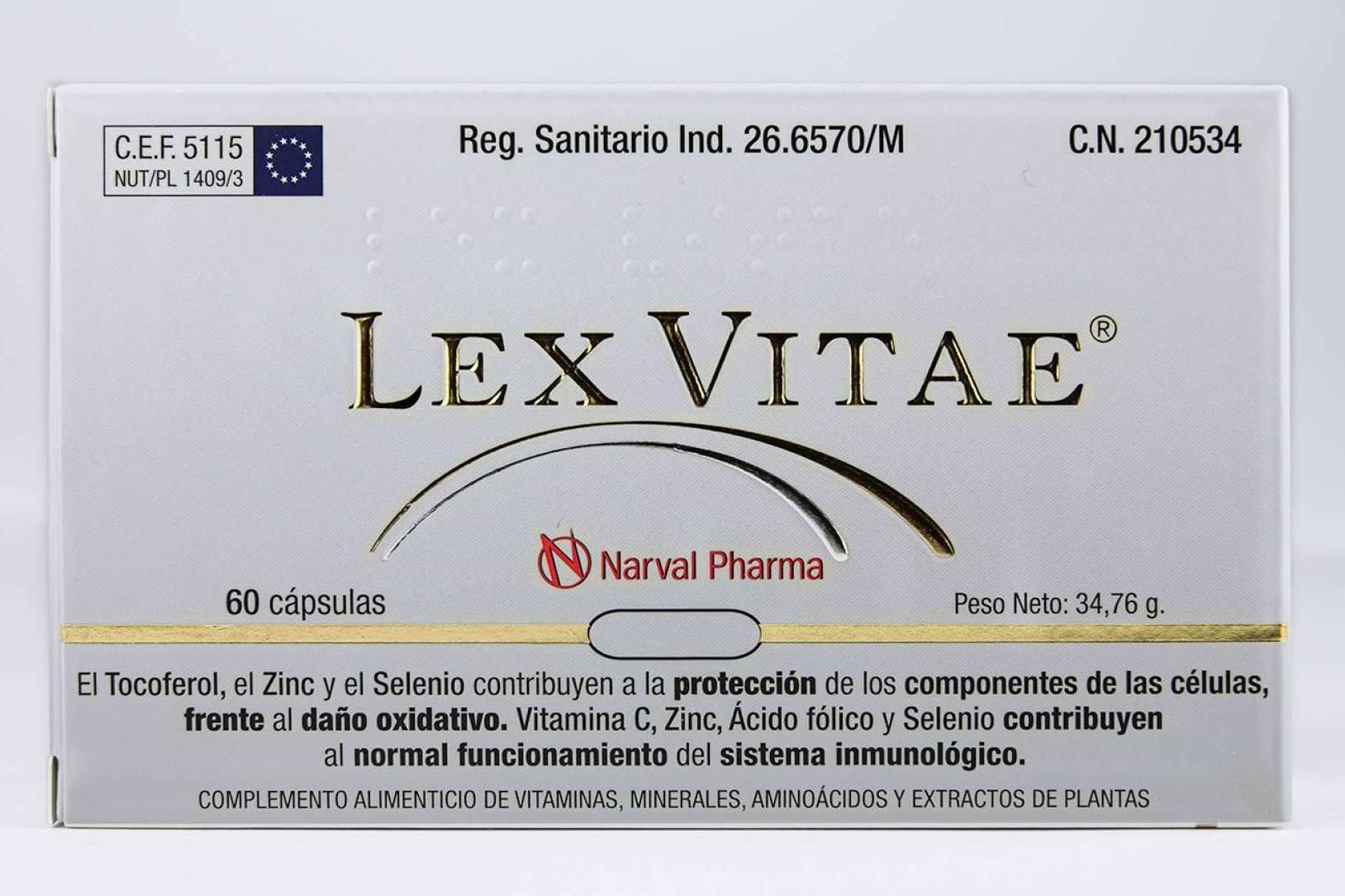 Lex Vitae es un refuerzo natural de las defensas gracias a su composición