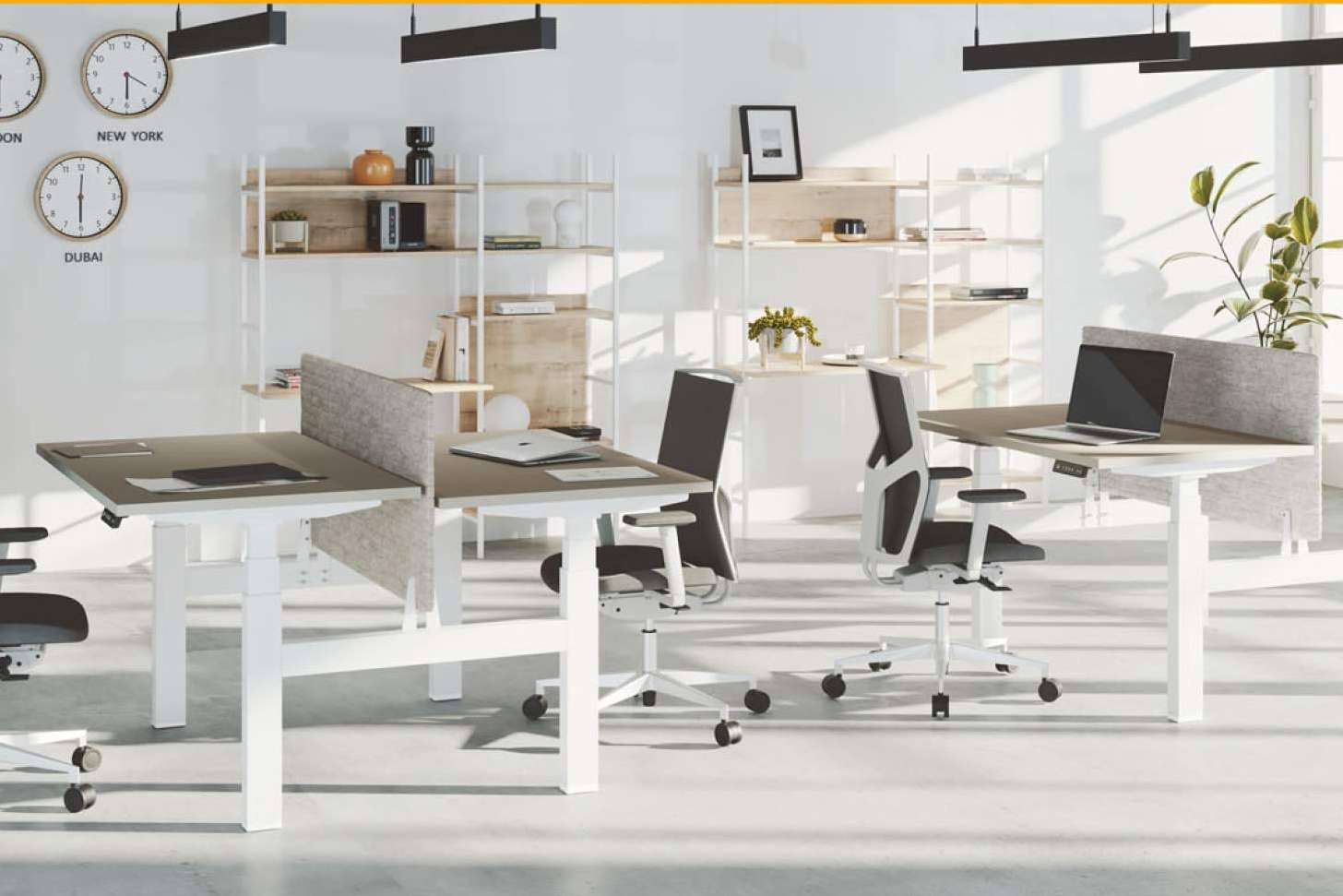 Ergonomía y bienestar en el trabajo con mesas regulables de altura de OfficeDeco