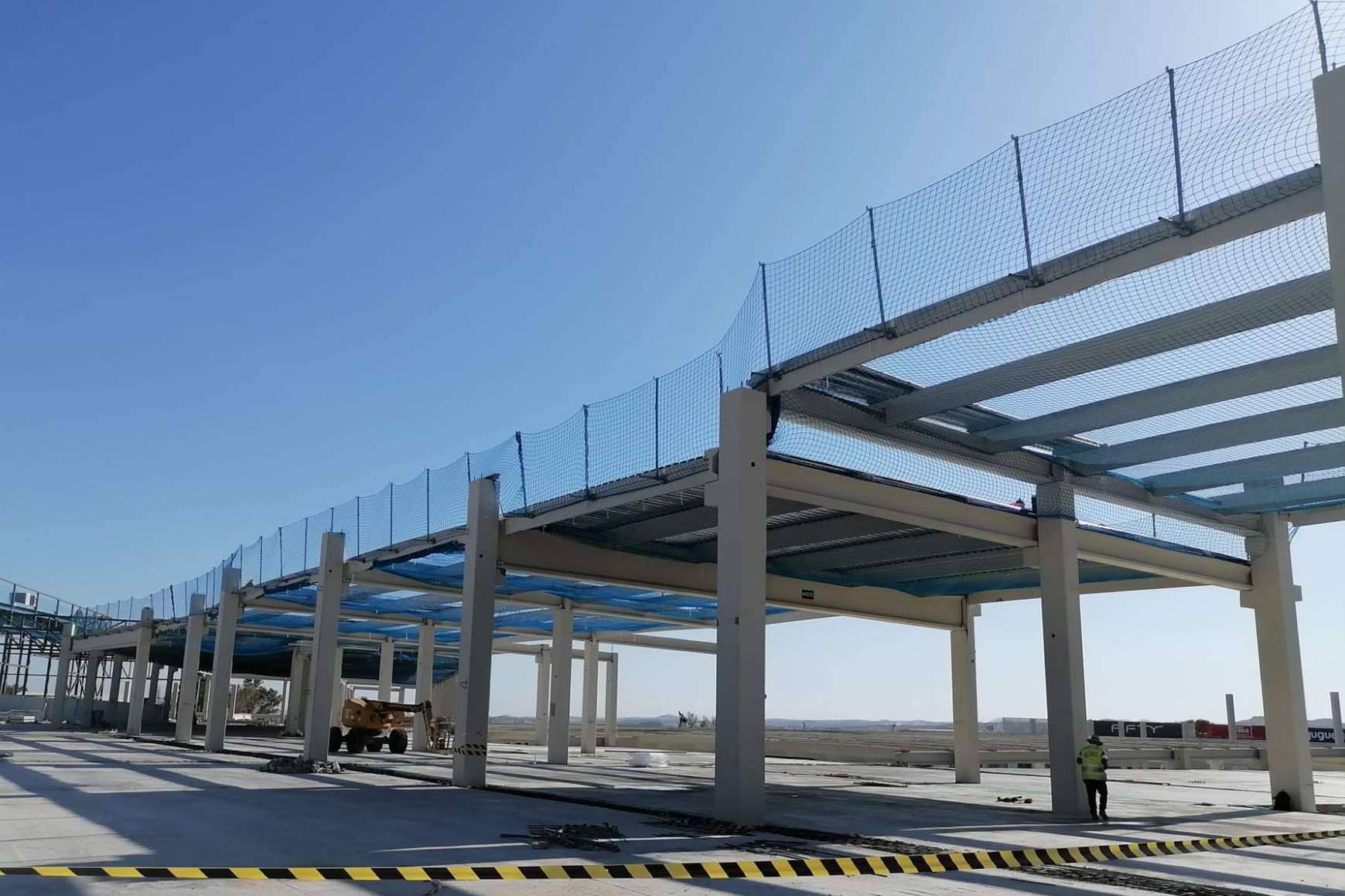 Importancia de las redes de seguridad en el ámbito de las obras de construcción industrial