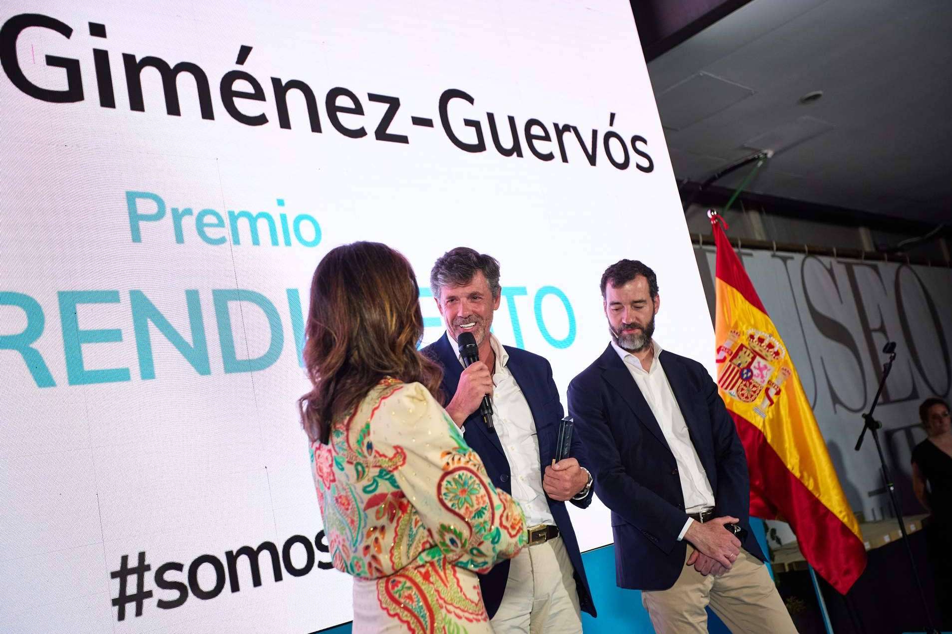 Fernando Giménez-Guervós recibe el Premio al Emprendimiento del IME