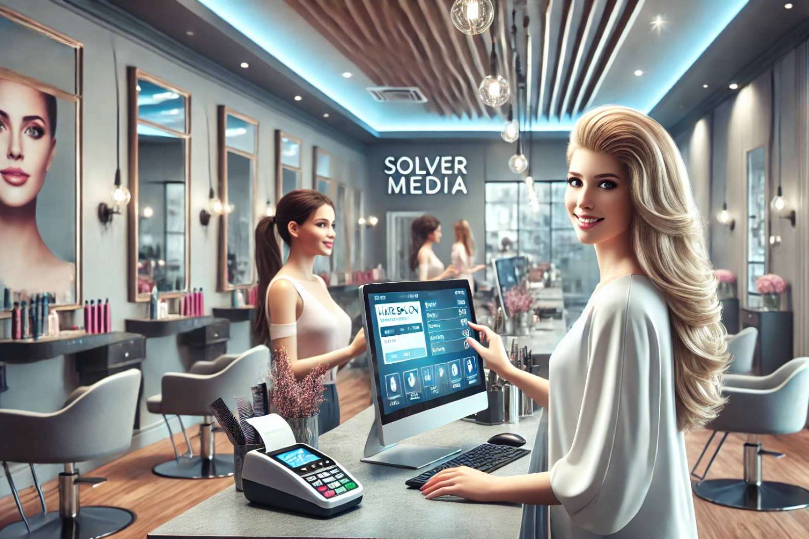 Facturación ágil y completa en peluquerías con el programa TPV de SolverMedia