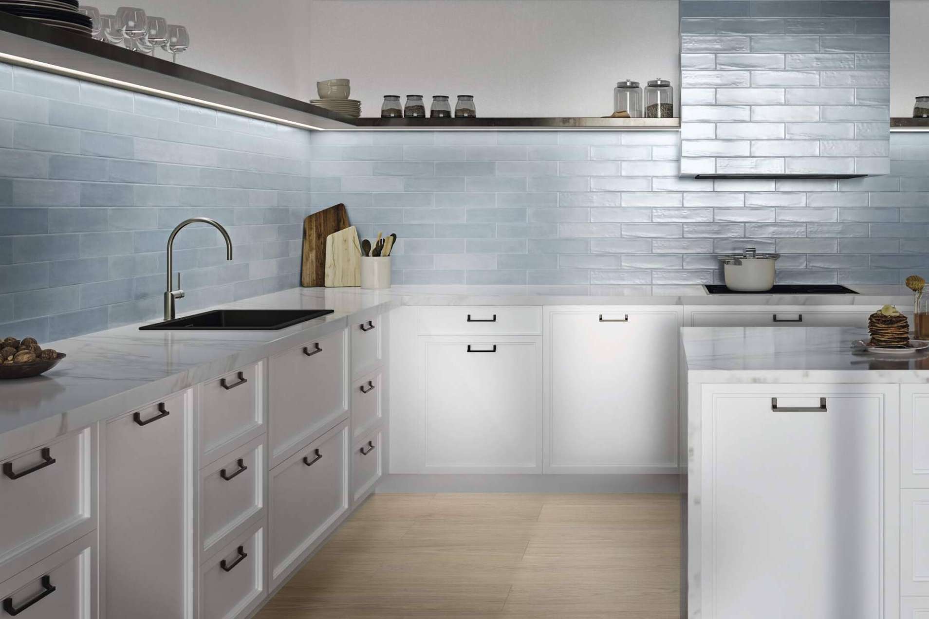 La opción ideal para baños y cocinas de estilo atemporal