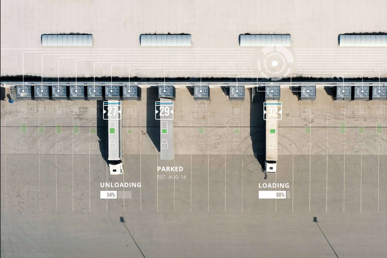 Control inteligente de puertas, muelles y plataformas con soluciones conectadas