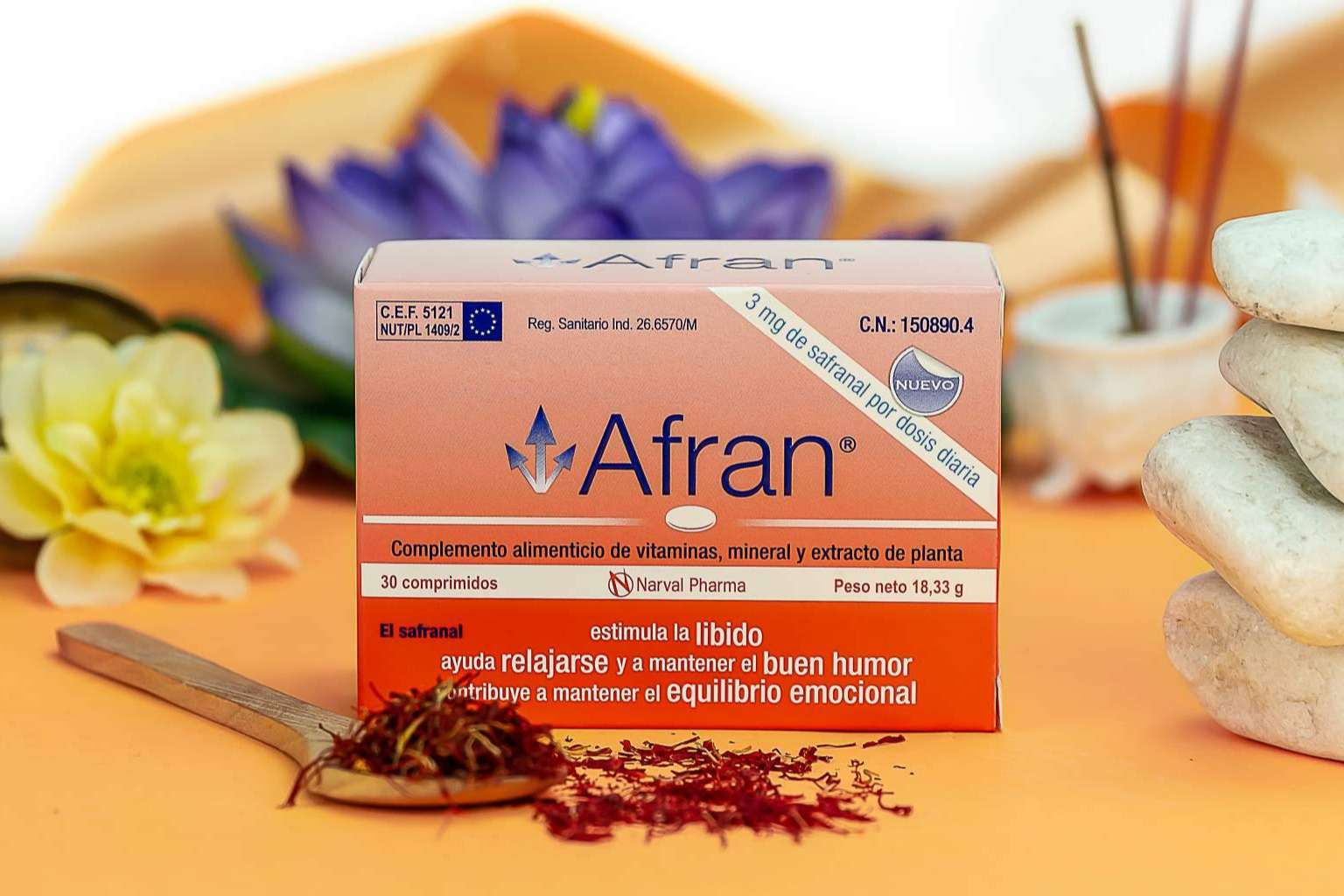 Afran, el complemento alimenticio con extracto de azafrán frente a la astenia primaveral