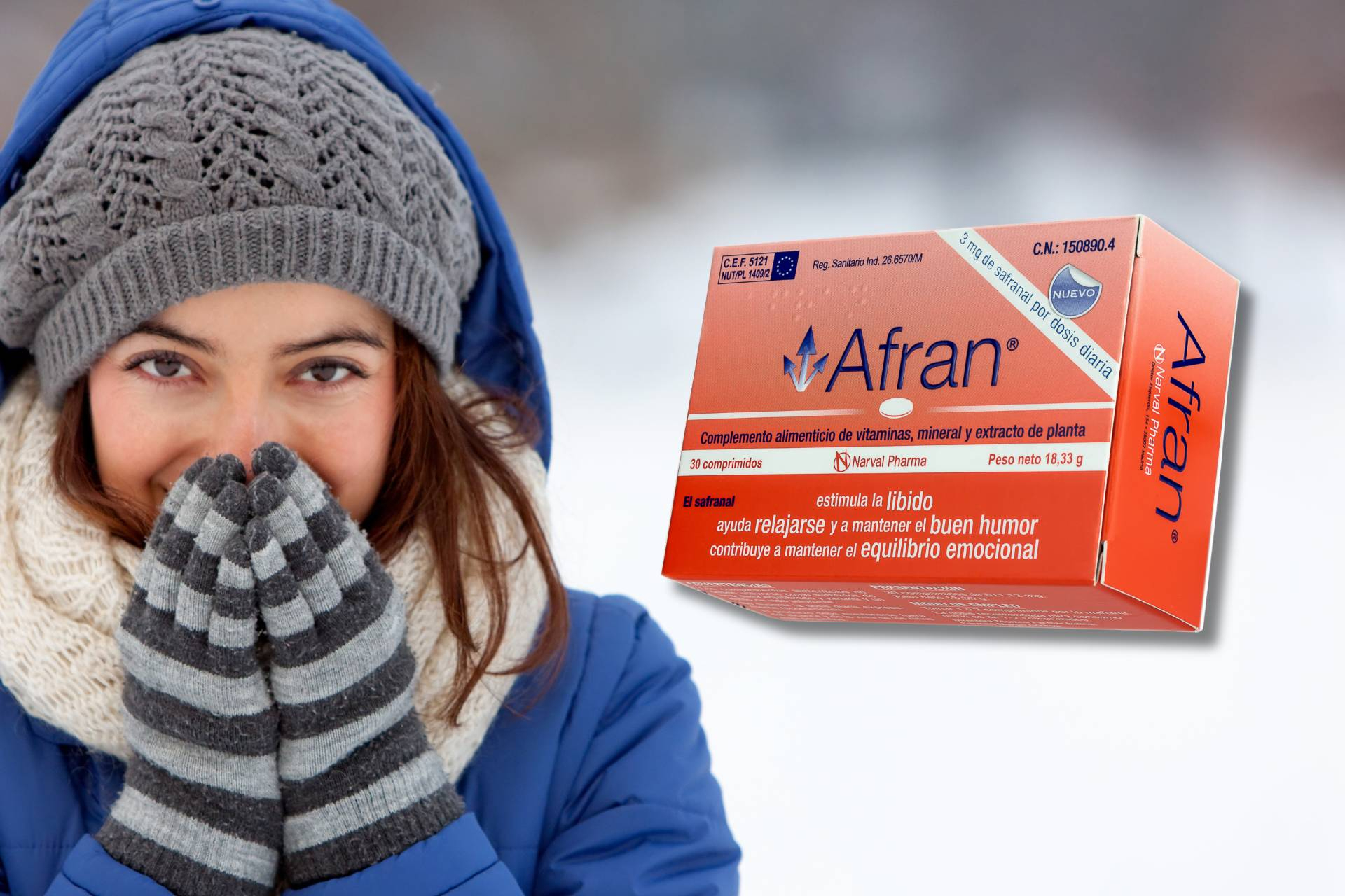 Afran, el remedio para el bajón emocional en los días de frío, viento y lluvia