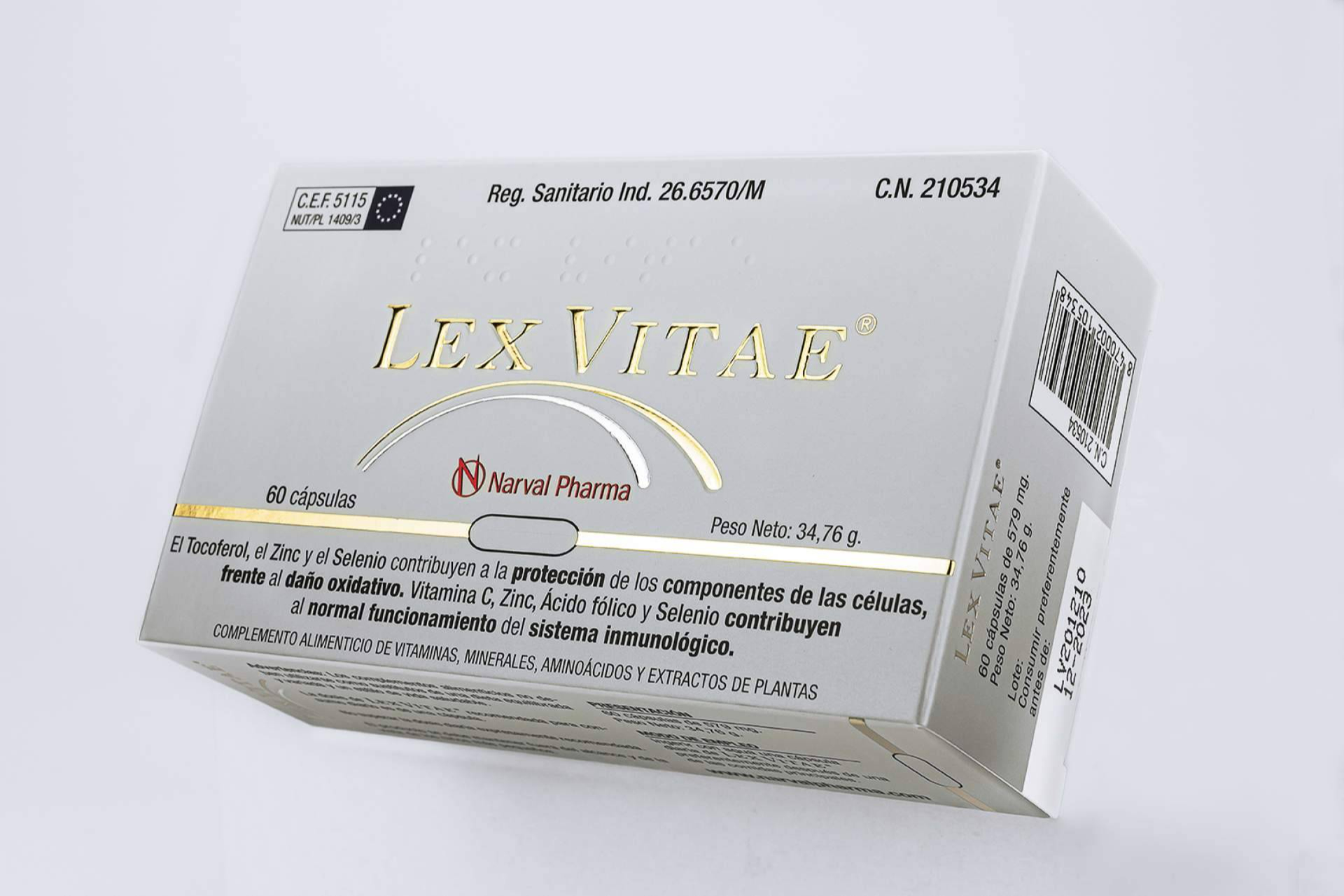 Con Lex Vitae, el cuerpo obtiene antioxidantes esenciales y un refuerzo inmunitario